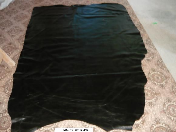 vand piele ptr tapiterie auto una buc neagra 2x1,5m