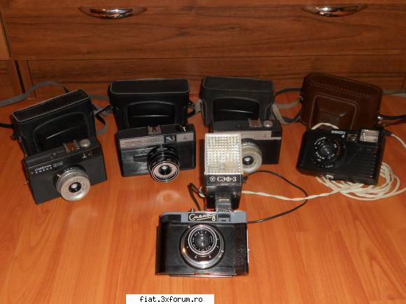 obiecte vechi lot aparate foto vechi rusesti.nu cunosc lor, vand pentru colectie, decor mai multe