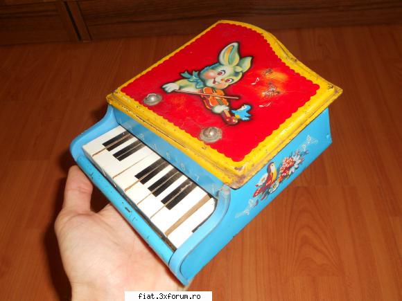 jucarii tabla sau plastic (ro, ddr, ussr, japonia, china) pian chinezesc tabla, piano baby.stare mai