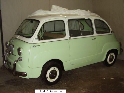 fiat 600 multipla vanzare cine pret pornire 5150 euro liciteaza ebay