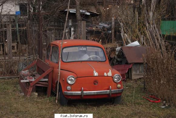 fiat 500 sinaia gaseste din cate inteles sinaia str mai intr-o curte!