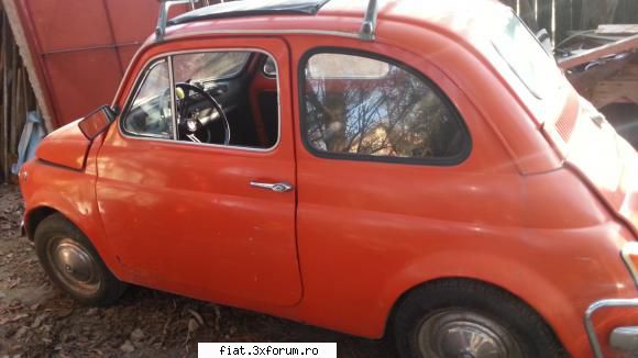 fiat 500f m-am luptat mult este meu dupa lungi discutii. 1972 stare remedii), foarte mici probleme