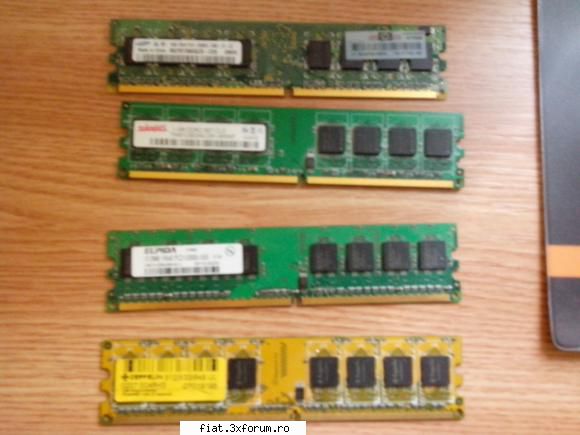 vand patru placute ram ddr2 vanzare patru placute ram ddr2:- doua 512 doua lei cele 512 100 lei cele