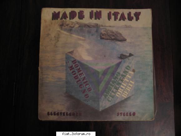 vand discuri vinil made italy lei