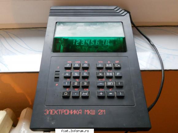 obiecte vechi calculator rusesc vechi, afisaj '90. speciale: rezolva 2x2 matrice, gradul mksh mai