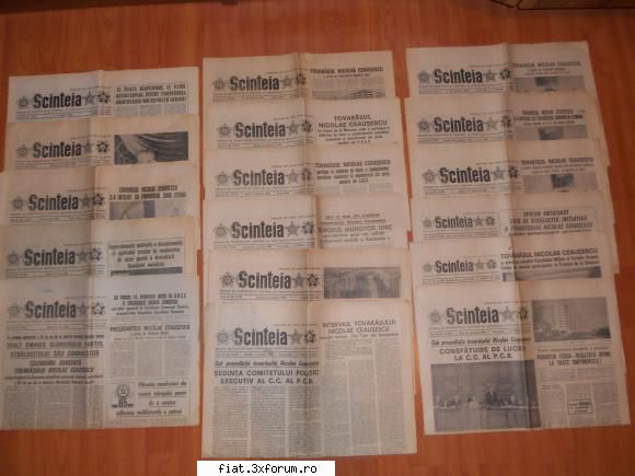 obiecte vechi colectie ziare vechi: ziarul scinteia, anul 1986ofer mai multe poze detalii mail.