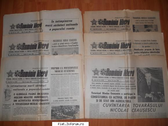 obiecte vechi colectie ziare vechi: ziarul romania libera, anul 1986ofer mai multe poze detalii