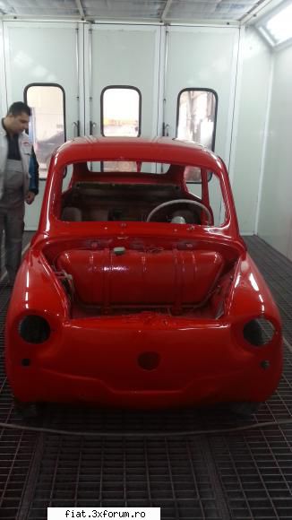 fiat 600 cam asa arata acum red devil!!!