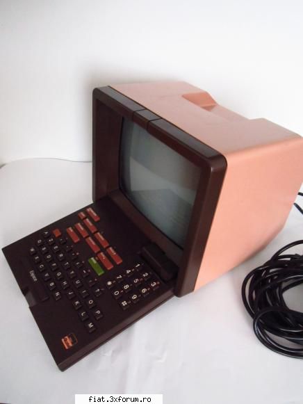 terminal vintage alcatel telic minitel fabricat anul 1985 poza