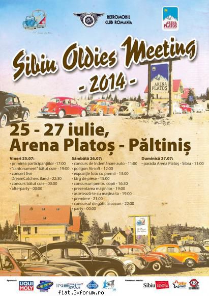 sibiu oldies meeting 2014, editia aici gasiti pagina oficiala toate fiaturile senioare gasiti