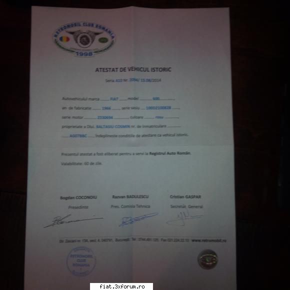 multumesc pentru informatii .

am rezolvat problema :) era de la delcou ii sarise un arc si dadea