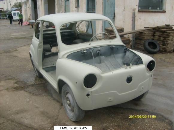 sunt mndru posesor fiat 600 maine intram deveni albastru azur..... bucur