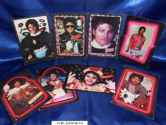 obiecte vechi michael jackson super stickers (trading cards)1984 mjj rare. destinate fanilor