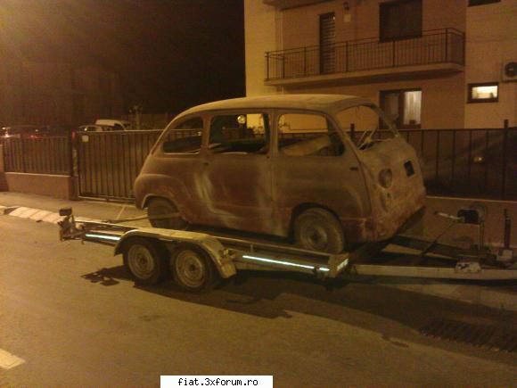 vand fiat 600 multipla, 1966 vand fiat 600 multipla pentru proiect fabricatie fost inceputa, dar