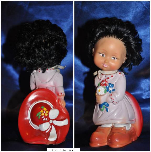 jucarii tabla sau plastic (ro, ddr, ussr, japonia, china) figurina arandeaca foarte frumoasa este