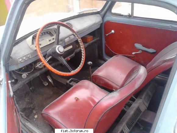 fiat 850 interior