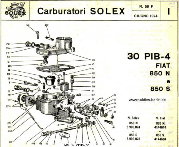 vand carburator fiat 850 prea 600!