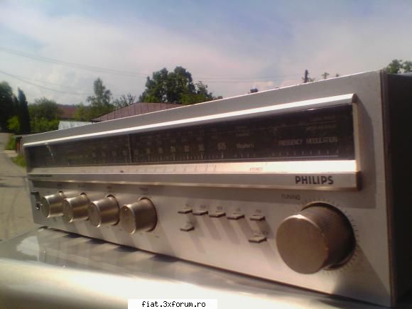 radiouri adaug amplituner philips 5110stare estetica stiu, fost probat aprinde audio fost probat,