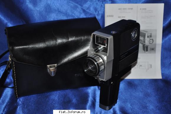 obiecte vechi camera filmat vintage argus 804. anii '60.power load camera power zoom.made este