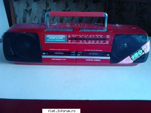 obiecte vechi din perioada comunista radio double casetofon elekta recorder hi-fi stereo