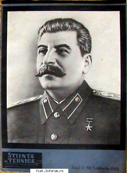 amintiri din comunism: moartea lui dej, groza stalin revista stiinta tehnica, 3/1953: moartea lui