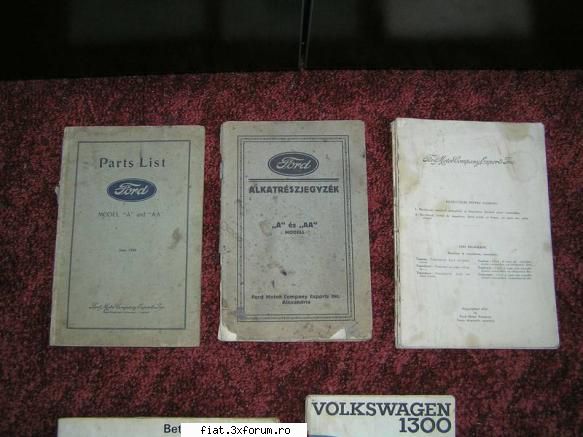 manuale auto vechi diverse