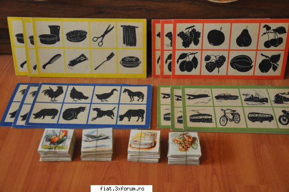 jucarii tabla sau plastic (ro, ddr, ussr, japonia, china) jocul umbrelor. piesele din planse culori