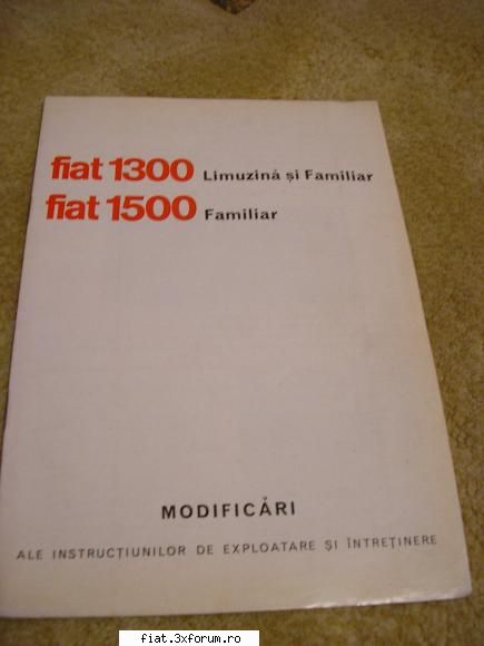 1300 din nou pe strada. - ceva ... modificari - Club Fiat 1300&1500