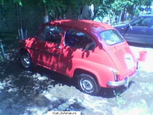 poze dupa spalare 1962 fiat 600d
