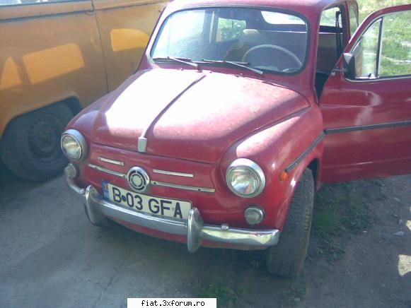 1962 Fiat 600D - chiar inainte sa o duc inapoi in fata - Club Fiat 500 & 600