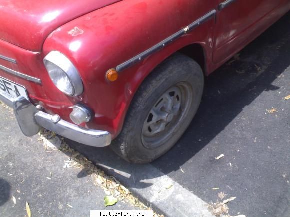 1962 Fiat 600D - janta de 131 :P , nu-i sta rau deloc si la asta - Club Fiat 500 & 600
