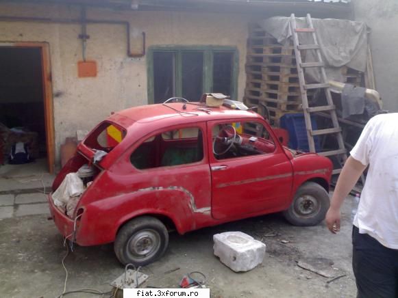 1962 Fiat 600D - incepusem sa tai din aripa... greu de suportat - Club Fiat 500 & 600