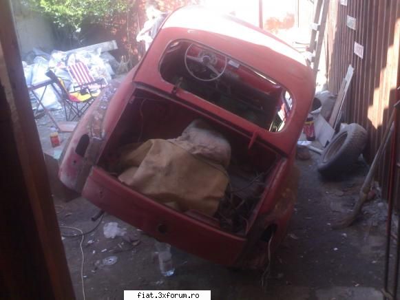 1962 Fiat 600D - si una din spate :D - Club Fiat 500 & 600