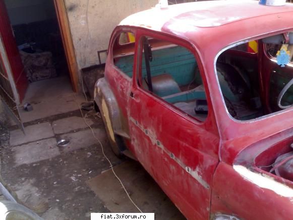1962 Fiat 600D - incepusem sa dam forma si cu chit :) - Club Fiat 500 & 600