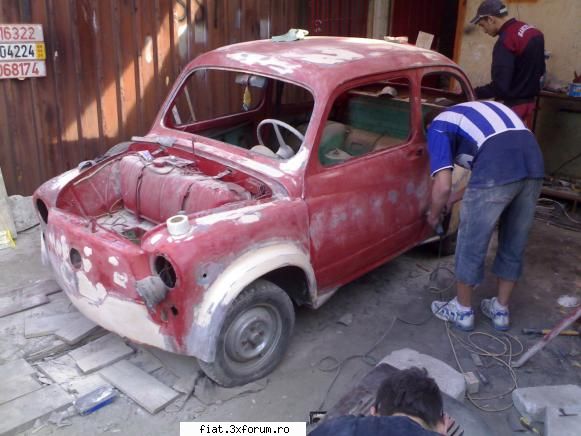 1962 Fiat 600D - chin sa redau forma plafonului de cand mi-a sarit - Club Fiat 500 & 600