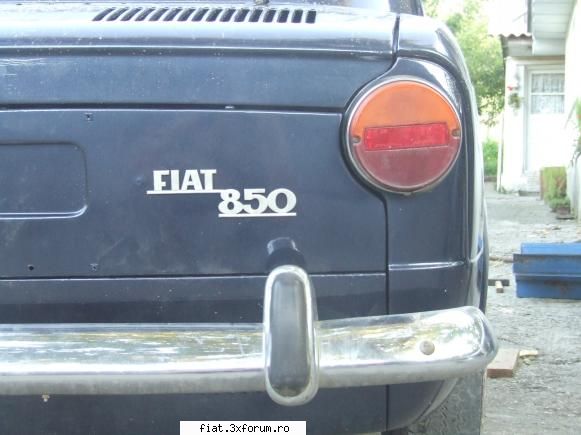 AM FIAAAATTTTTTT , acum la treaba:D - poza care o pune toata lumea:) capota si partea - Club Fiat 850