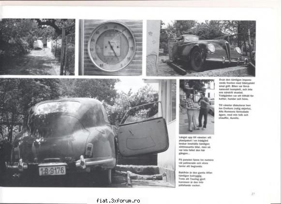 Alfa Romeo 2.9 Touring, 1942, #412039 - Inca niste poze cu masina in 1987 - Alte marci