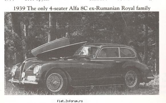 Alfa Romeo 2.9 Touring, 1942, #412039 - inca o poza cu masina scanata din Dalton Watson - Alte marci