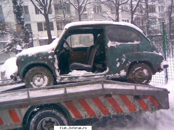 Am facut transplant de Fikati - I s-a ciordit o usa, motiv pentru care in ea se - Club Fiat 500 & 600