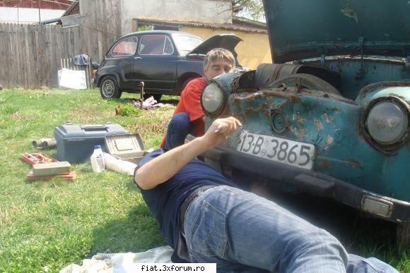Am ramas fara frane - Ne-am folosit si de masina donatoare - Club Fiat 500 & 600