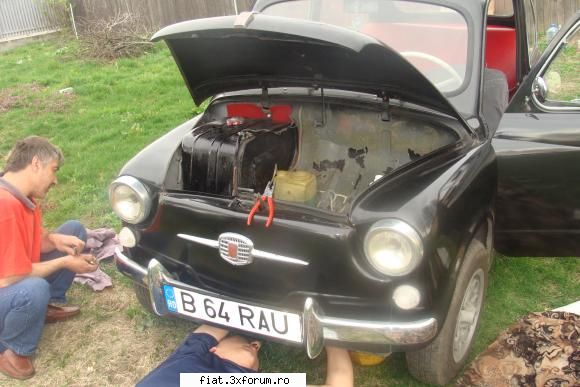 Am ramas fara frane - Ce misto e sa mesteresti pe vremea asta.... de - Club Fiat 500 & 600