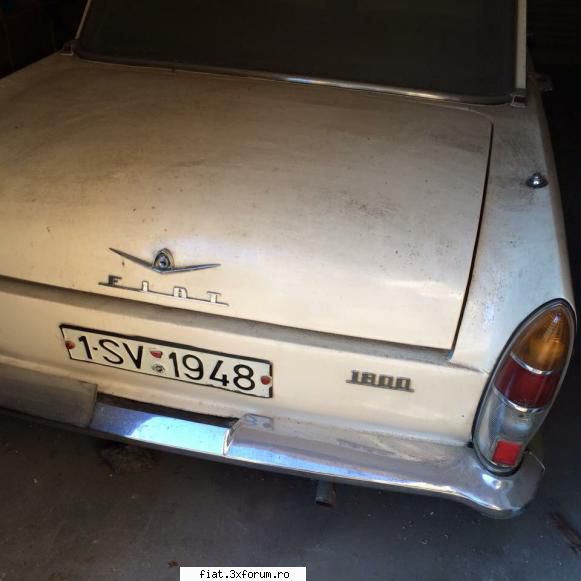 Ambreiaj Fiat 1800 - Masina cumpărată de noua de un medic - Club Fiat 1800