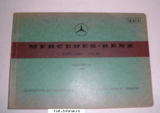 Auto-Anticariat - Mercedes D (1964) VANDUT - Anunturi