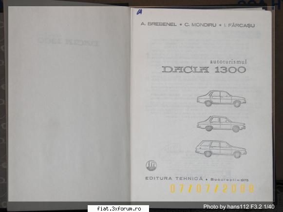 Auto-Anticariat - Autoturismul DACIA RON - Anunturi