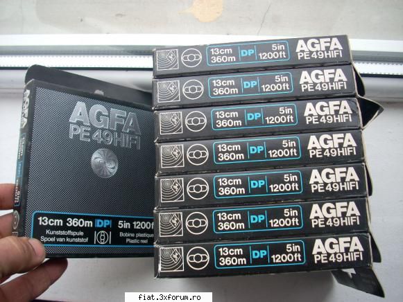 Benzi magnetofon, AGFA noi-sigilate - De vanzare benzi de magnetofon , AGFA Noi-noute - Anunturi