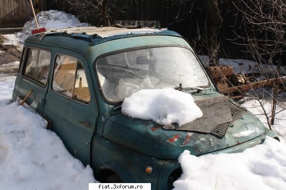Bolidul meu si inca o giardiniera in Bucuresti - Poate imi explica cineva cum se urca un - Club Fiat 850