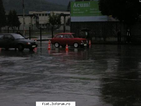 Brasov Classic Rally - 2005 - Fiat 850 luptand cu ploaia - Masina mea
