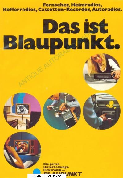 Brosuri Blaupunkt - Catalogul pentru 1970, incepe perioada mea - Classic corner