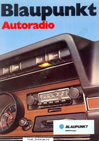 Brosuri Blaupunkt - Brosura pentru anul 1972 - Classic corner