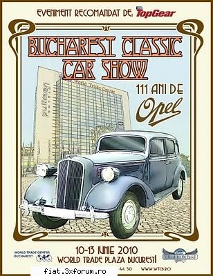 Bucharest Classci Car Show - In perioada 10-13 iunie va invit la Standul - Classic corner